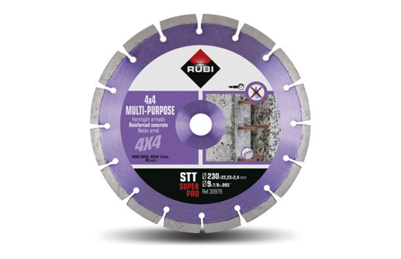 Disco diamante corte seco general obra segmentado