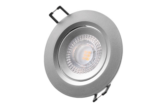 DOWNLIGHT LED DE EMPOTRAR I7,4CM CROMADO LUZ NEUTRA 380LM 5W 31654 1