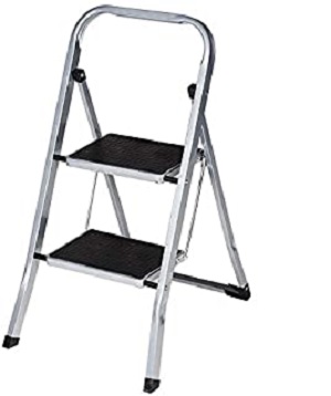 ESCALERA ALUMINIO 2 PELD. GOMA 44.03222