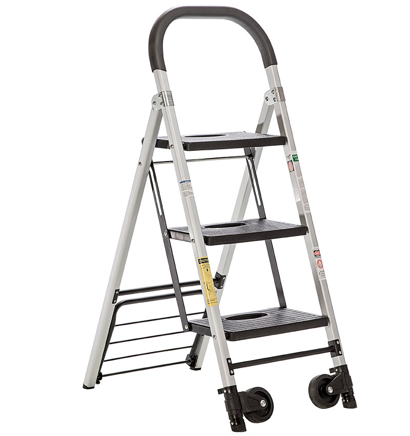 ESCALERA CARRETILLA 3 PELDAÑOS PRACTICA