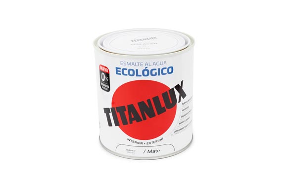 Esmalte al agua ecologico mate