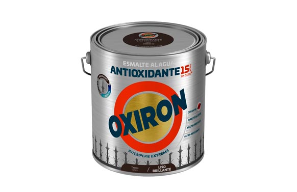 Esmalte antioxidante agua oxiron liso brillante