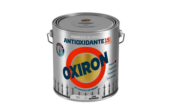 Esmalte antioxidante agua oxiron liso satinado