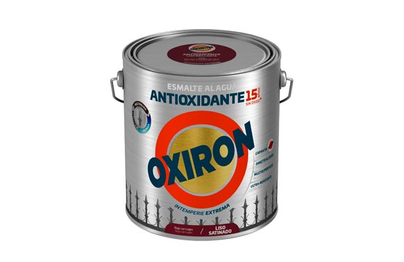 Esmalte antioxidante agua oxiron liso satinado