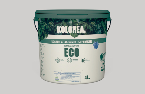 Esmalte al agua eco satinado