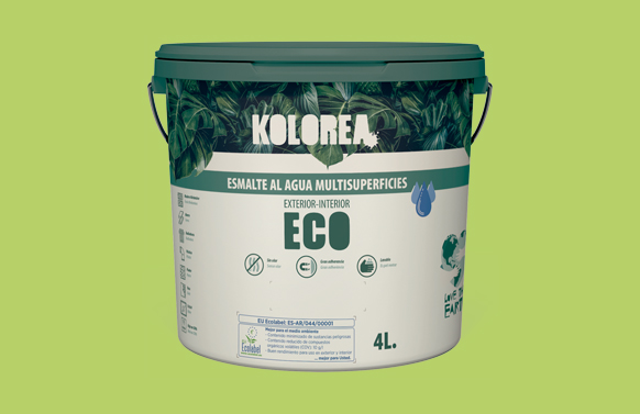 Esmalte al agua eco satinado
