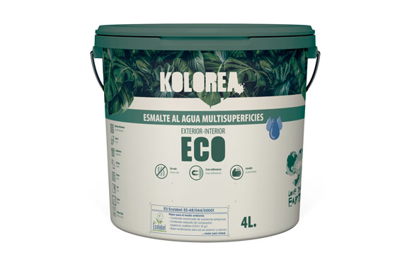 Esmalte al agua eco satinado