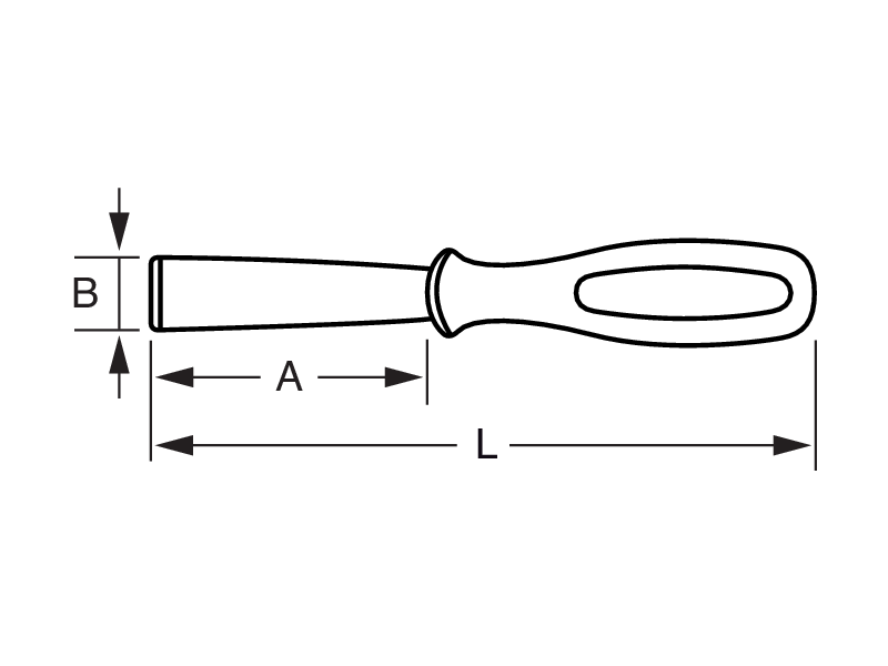 ESPATULA PINTOR RIGIDA MAN50 MM 2
