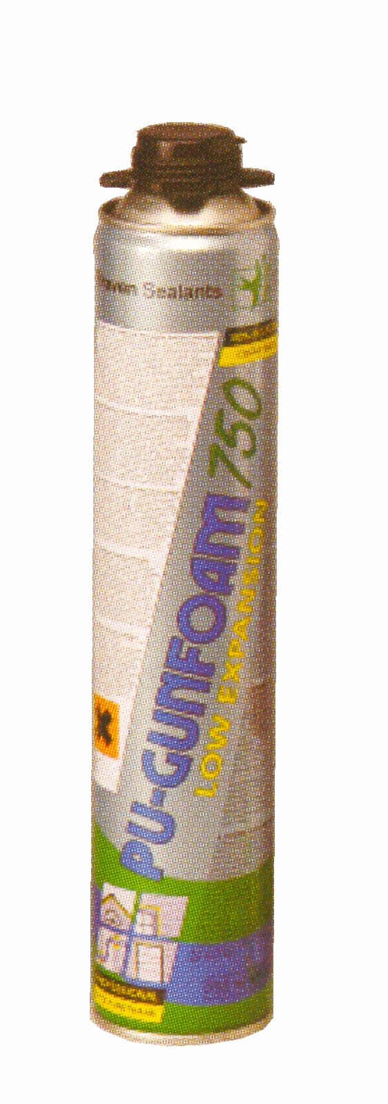 ESPUMA POLIUR. PISTOLA 750ML VERDE 1