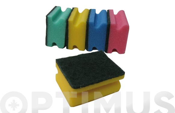 ESTROPAJO FIBRA / SALVAUÑAS (5 UDS)