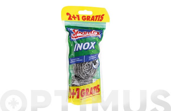 ESTROPAJO INOX (2+1 UDS)  BARBACOAS Y PA