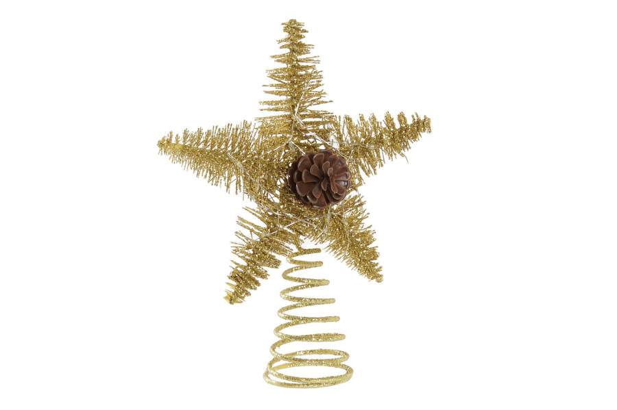 ESTRELLA LED 18X5X20 3AA ARBOL DORADO