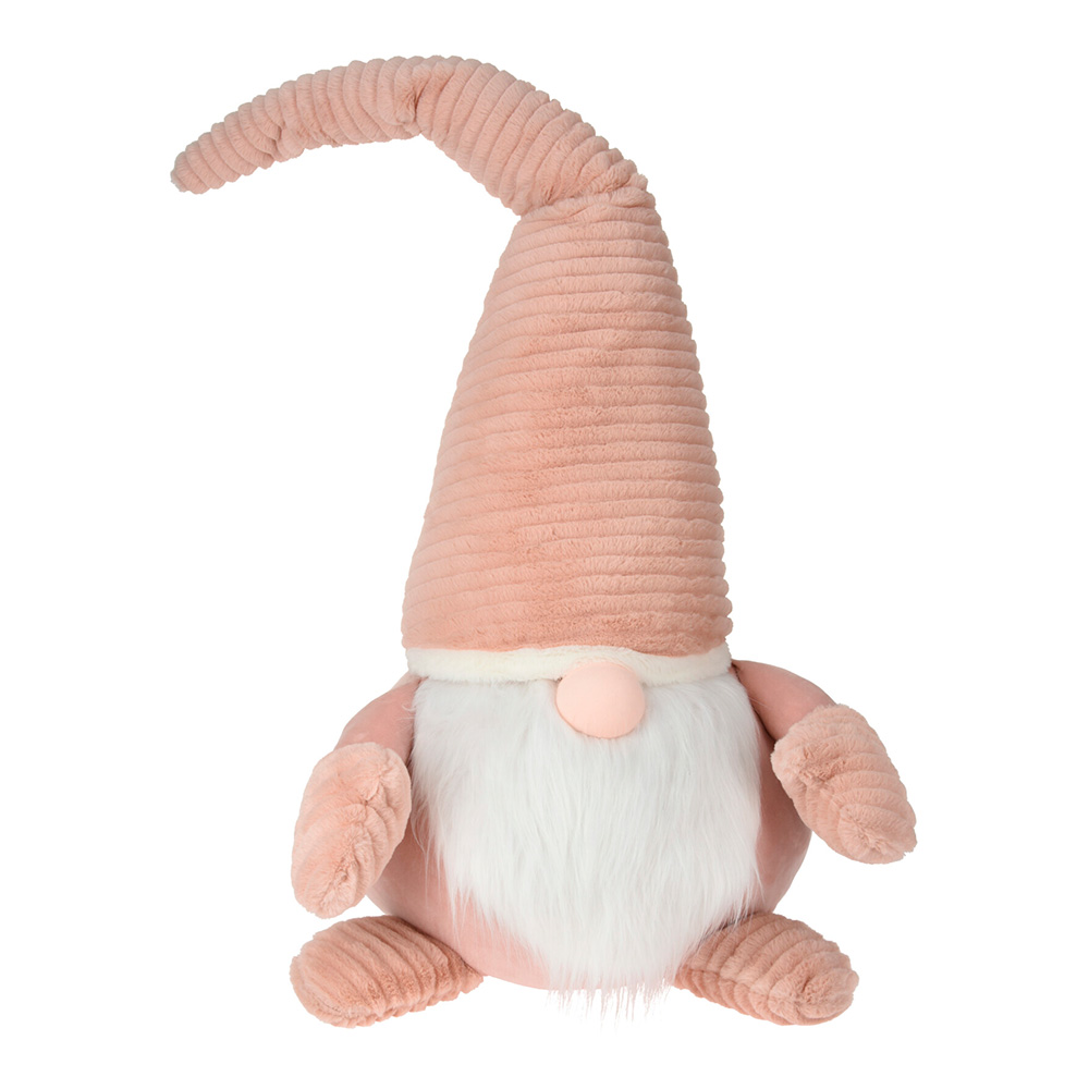 FIGURA GNOMO FELPA ROSA 110 CM     72307