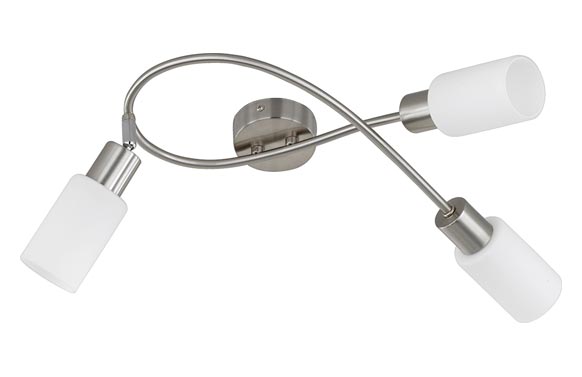 FOCO 3 X E14 40 W MARS    NIQUEL MATE/CR