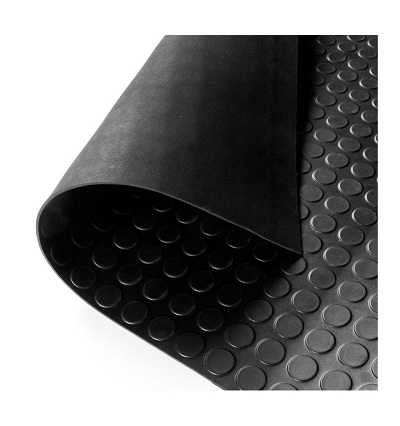 GOMA PAVIMENTO CIRCULO NEGRO 3MM-120CM