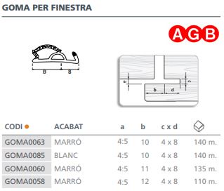 GOMA CIERRE CS 4810.000002 BLANCA 2