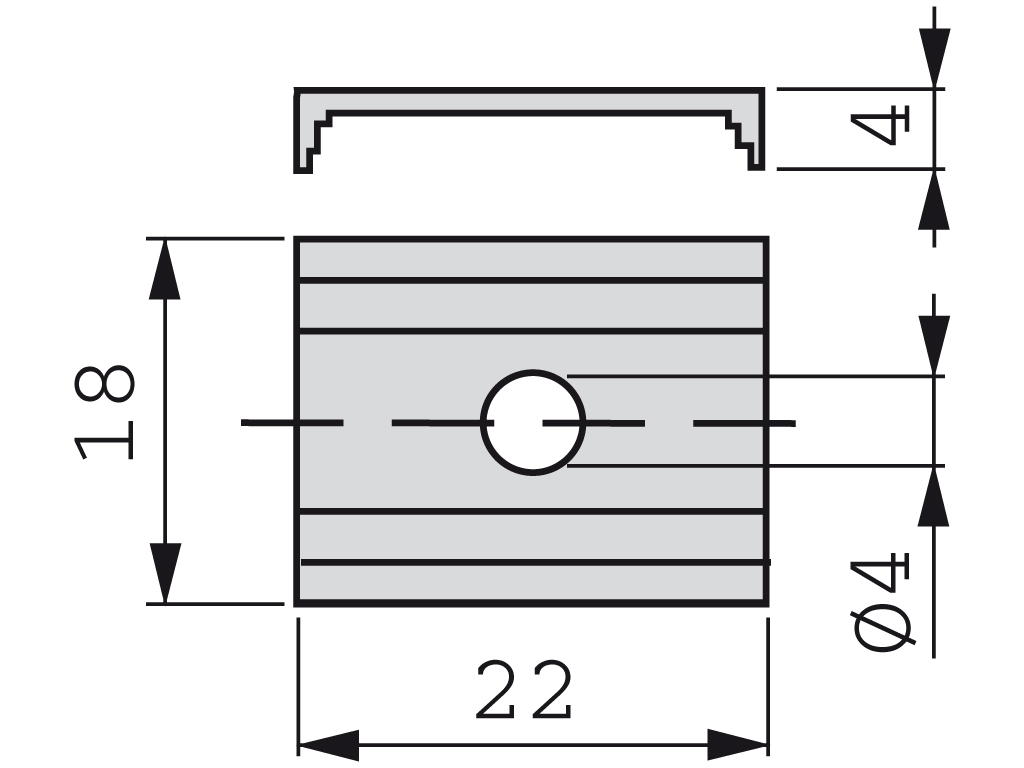 GRAPA ENSAMBLE METALICA 15X15 TRASERA 2