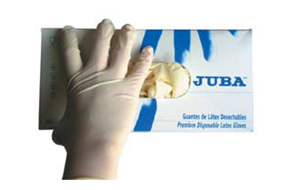 GUANTE DESECHABLE  LATEX ENATURAL T/M