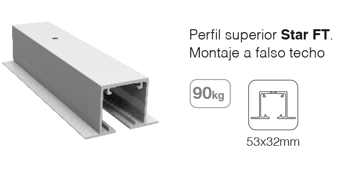 GUIA SAHECO SUPERIOR 3MT FT 008235 ALUM.