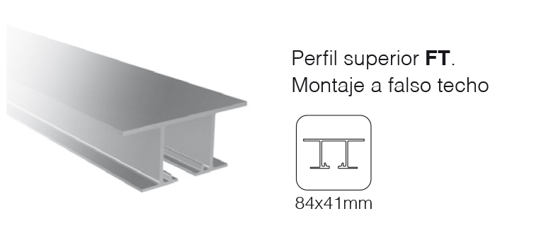 Guia saheco superior 3mt ft 012632 alum.