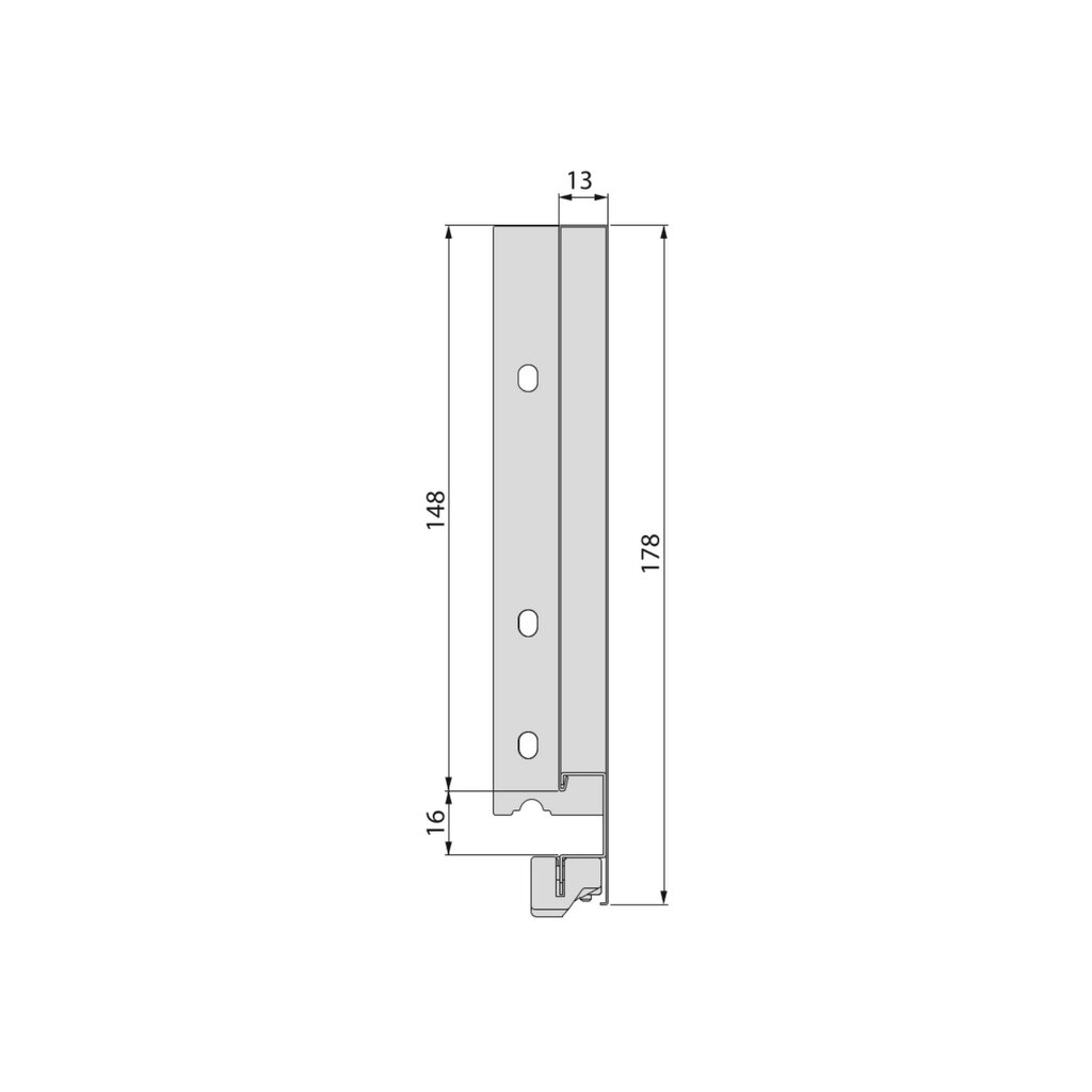 GUIA CAJON VERTEX 3D(GA) 178X500 3185835 3