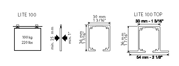 GUIA KLEIN LITE 100 NEGRA 2243 -3 MTS 2