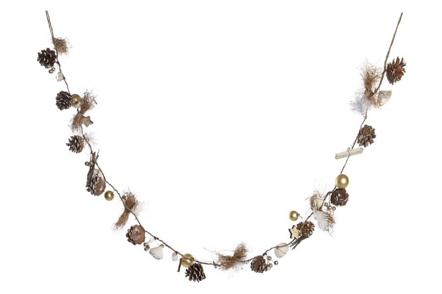 GUIRNALDA PIÑAS NAT. DORA. 150CM 197973