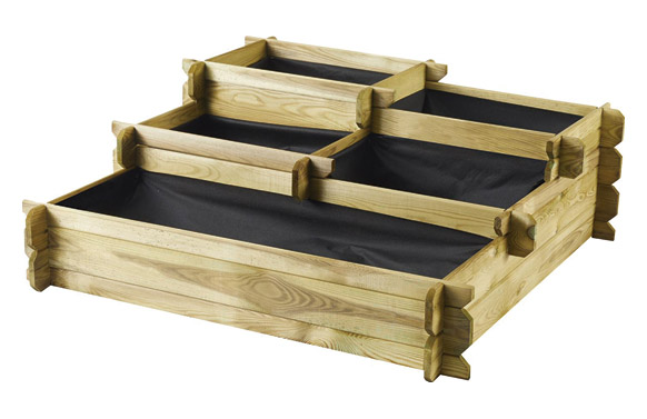 HUERTO URBANO MADERA ESCAL100X100X36H CM