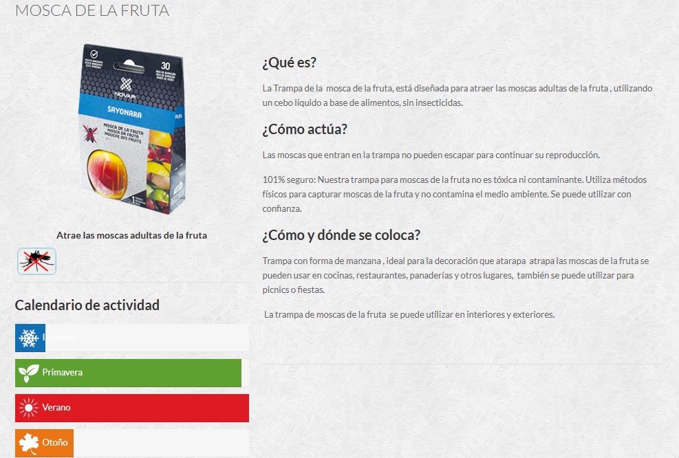 TRAMPA MOSCA FRUTA STRAWBERRY +3 RECAMBI 2