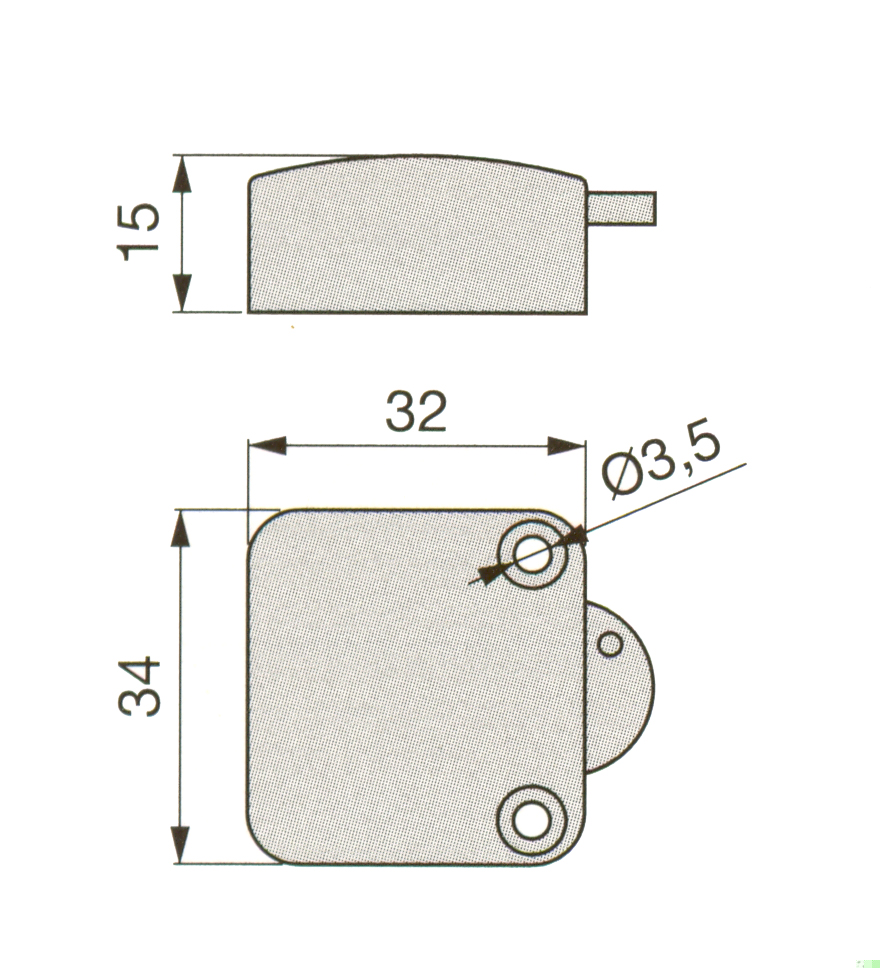 INTERRUPTOR P/PUERTA BL 9642417 - NEGRO 2