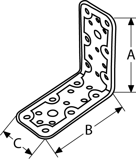 ESCUADRA 771 60X60X65  NEGRO 2