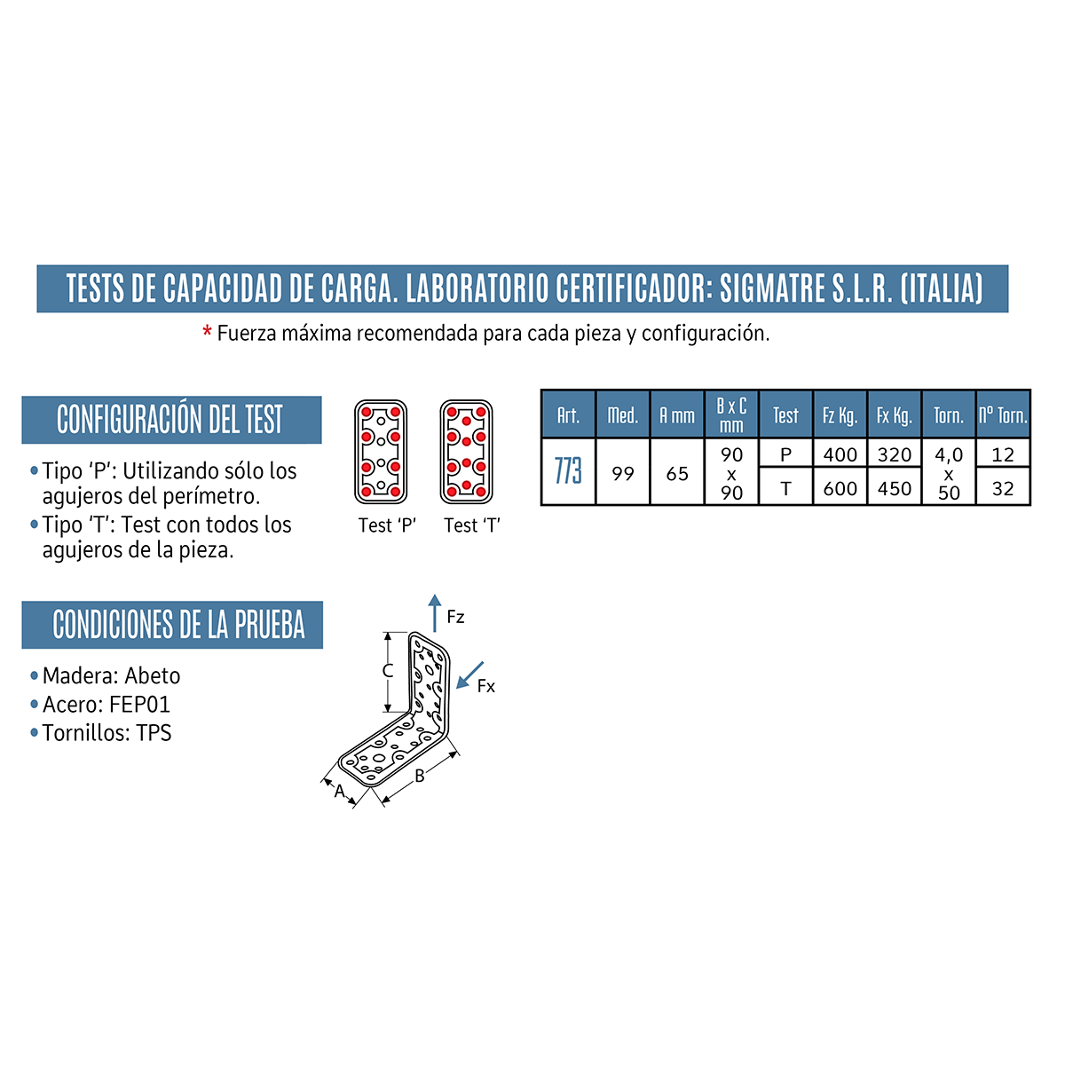 ESCUADRA 773 90X90X65 NEGRO 3