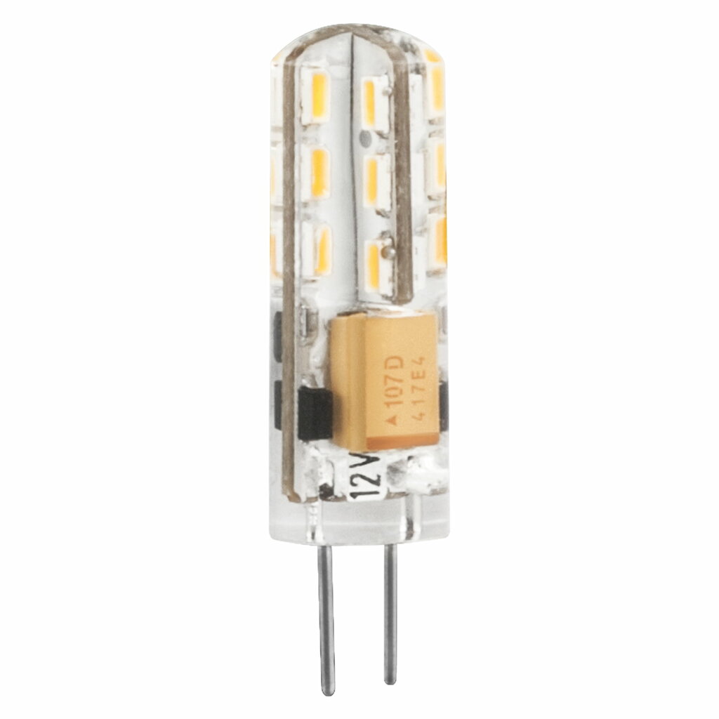 LAMPARA SILICONA LED G4 2W 12V FRIA