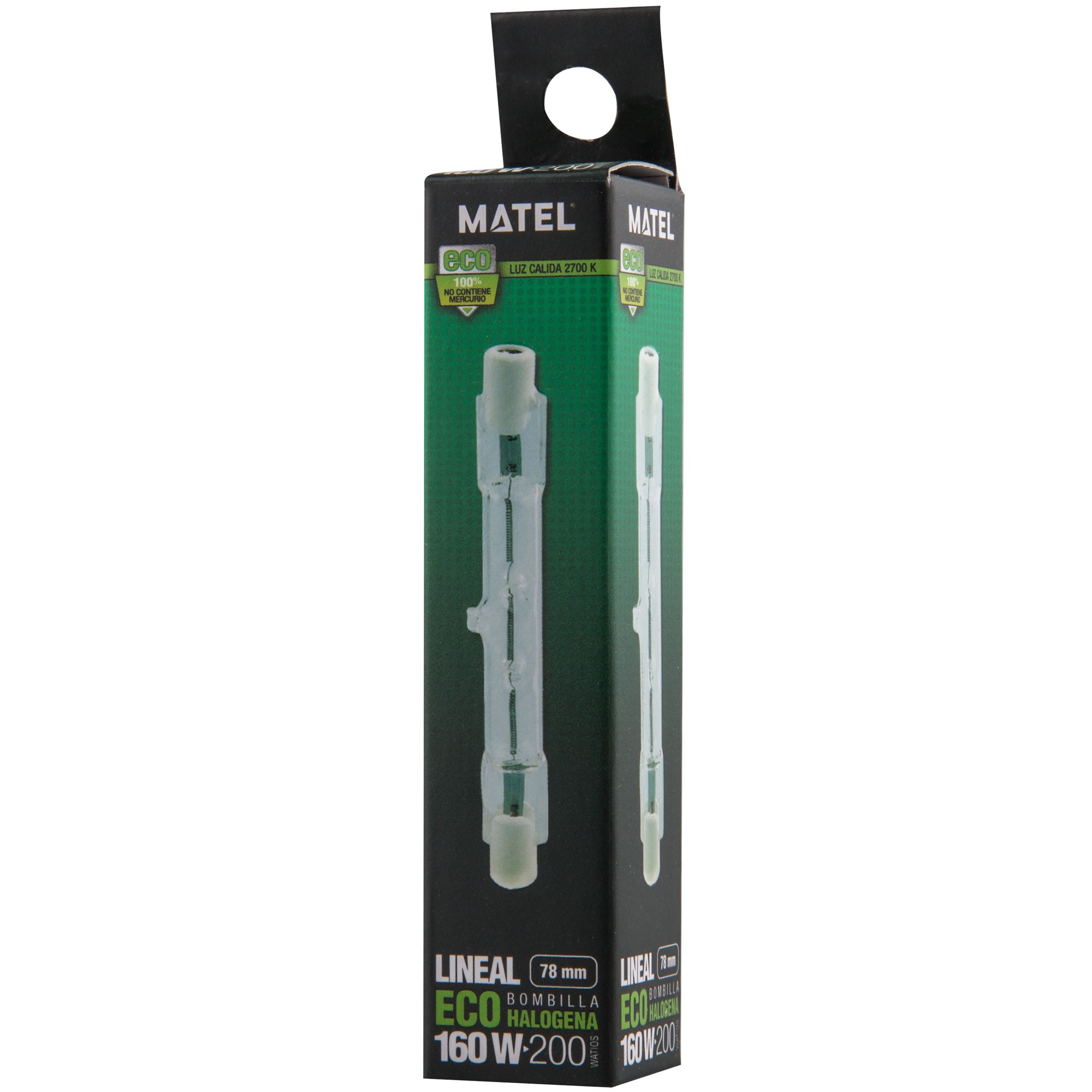 LAMPARA HALOGENA LINEAL 160W- 78MM 2
