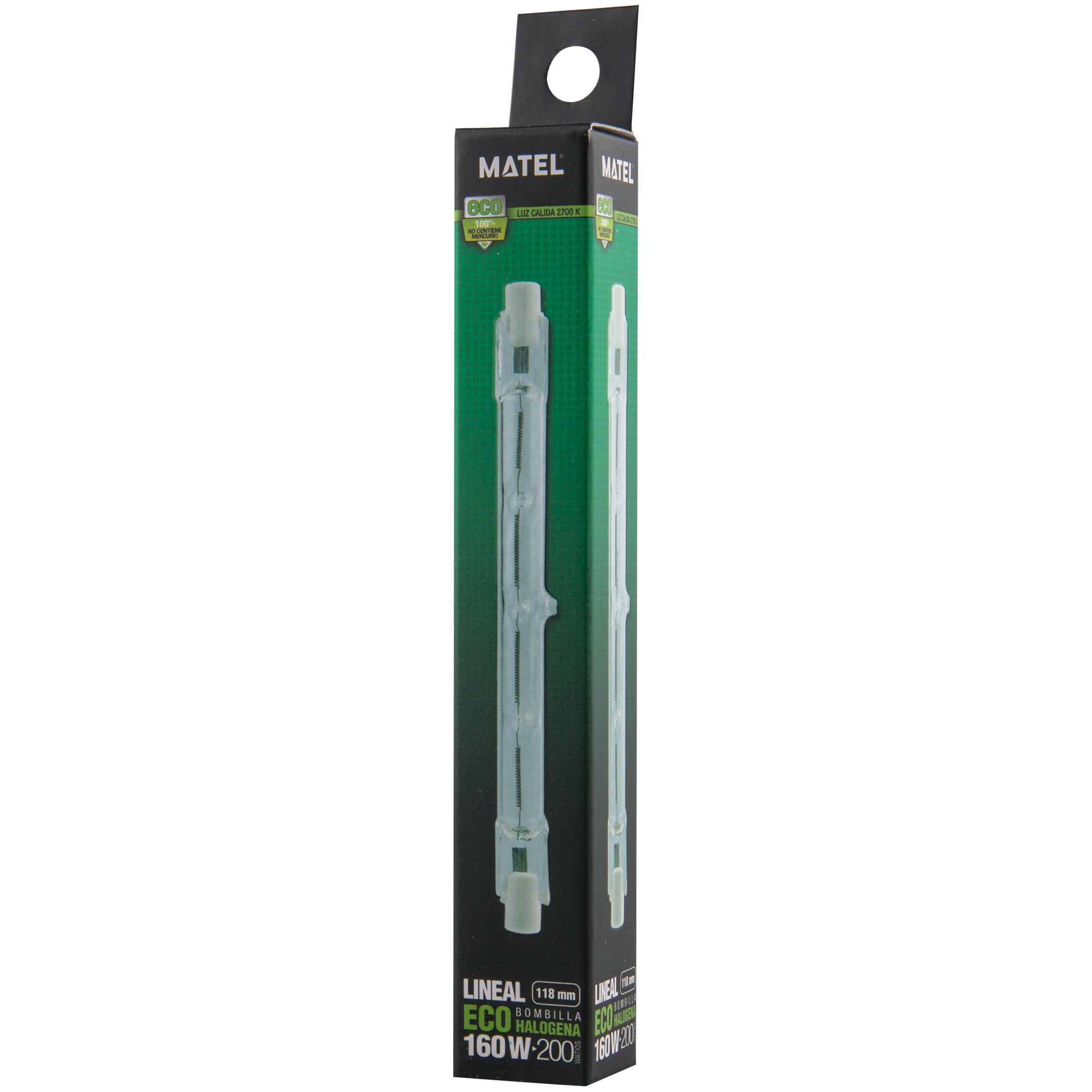 LAMPARA HALOGENA LINEAL 160W-118MM 2