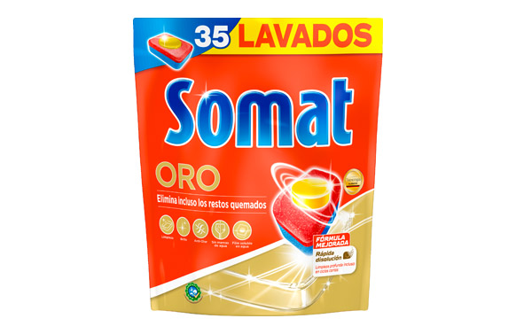 LAVAVAJILLAS SOMAT PASTILLAS ORO 35 DOSI