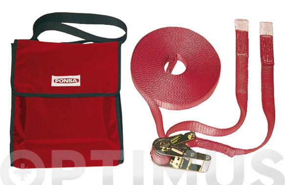 LINEA DE VIDA HORIZONTAL 20 M 35 MM ROJO 031,150,020,001 1