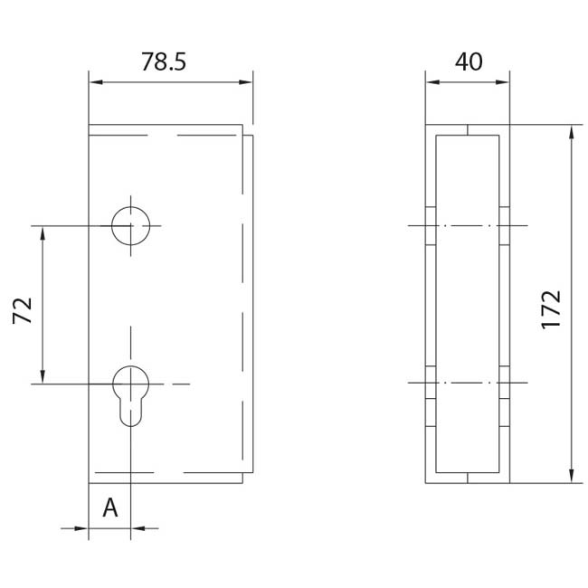 CAJA PARA CERRADURAS  COD. 326 2