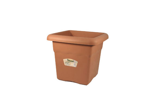 MACETA CUADRADA TERRA - TERR33X33X27CM 1
