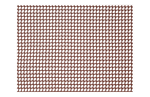 MALLA CUADRANET 5 X 5 MM 31 X 5 M MARRON