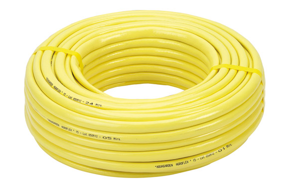 Manguera 3 capas agroflex amarilla Ø 15 mm