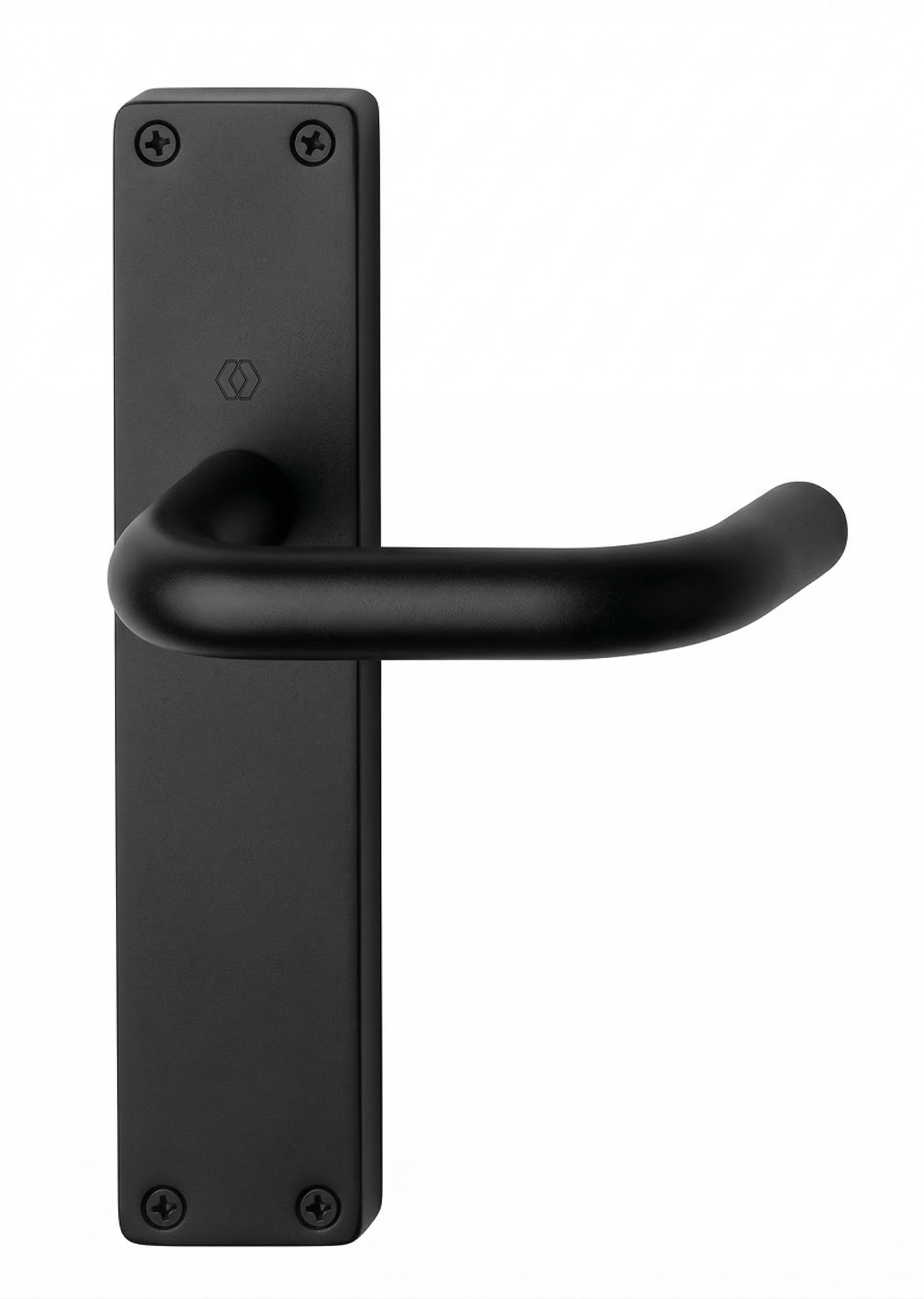 MANILLA U PLACA 45X219 NEGRA HOPPE