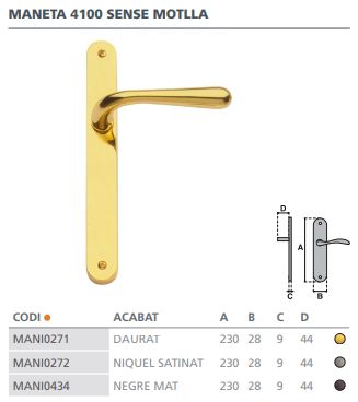 MANIVELA PLACA ESTRECHA NIQUEL 41002104 2