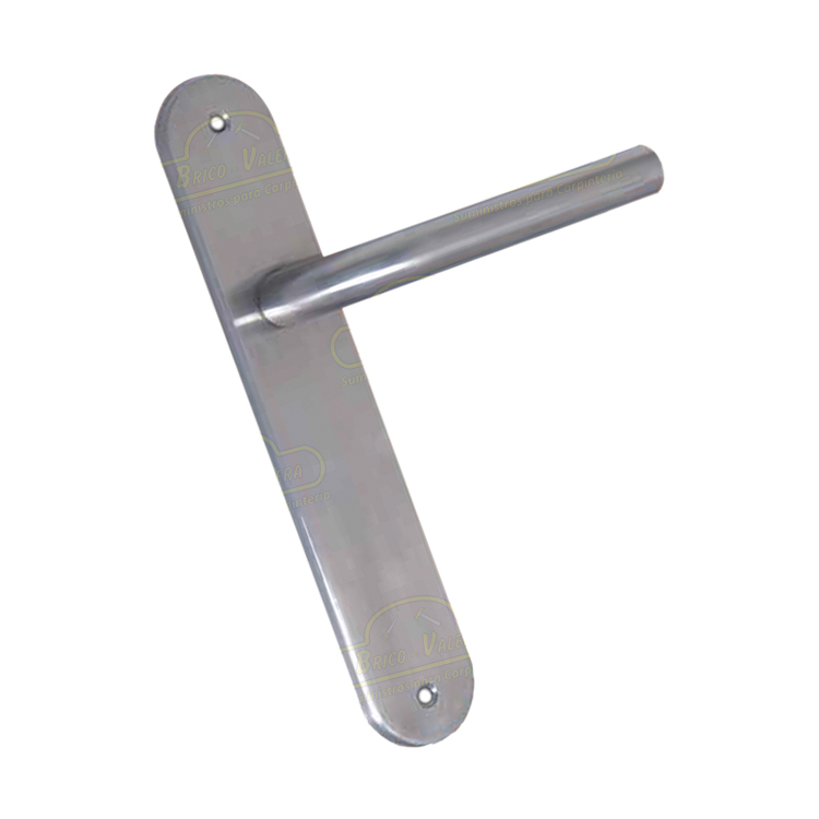MANILLA PLACA INOX   (JGO)  M6/240