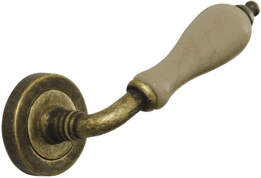 MANIVELA ROSETA PORCELANA(P143BE)