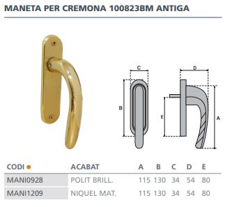 MANILLA GRISAN NIQUEL MATE KAROL 12 2