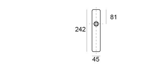MANIVELA EQUAL NEGRO PLACA SVP200 NEGRO 2