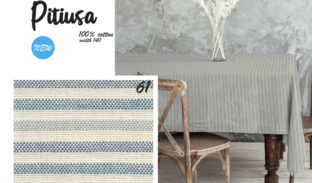 MANTEL 100%COTO GALIA NAT. 140x140 2