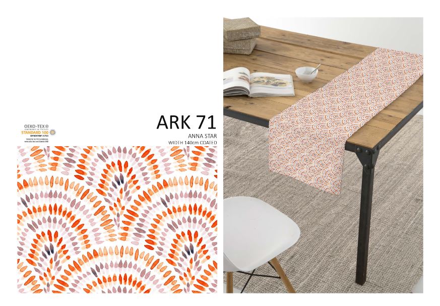 MANTEL 100%COTO GALIA NAT. 140x200 3