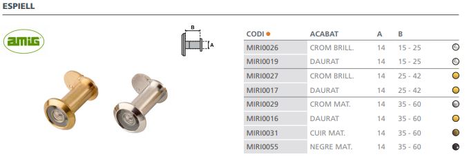 MIRILLA 2-14 DE 25-42MM LATON 3